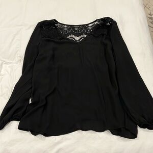 Torrid flowy black Lacey top RN 148862 size 2